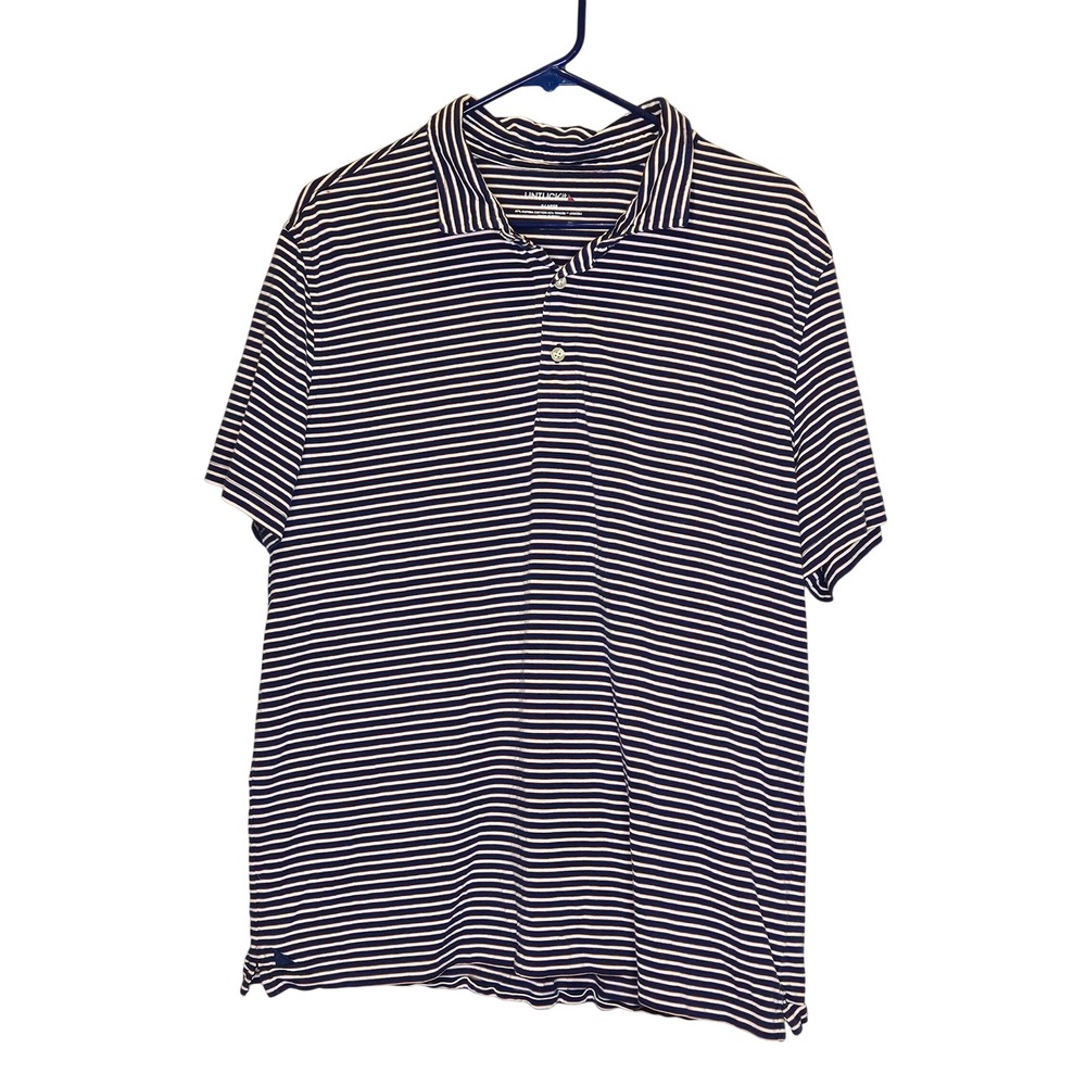 UNTUCKit Men's FERNANDEZ Regular Fit Striped Polo Shirt X-Large Casual Golf